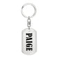 Paige v01 - Luxury Dog Tag Keychain