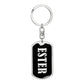 Ester v02 - Luxury Dog Tag Keychain