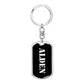 Alden v2 - Luxury Dog Tag Keychain