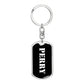 Perry v2 - Luxury Dog Tag Keychain