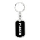 Parker v3 - Luxury Dog Tag Keychain