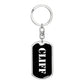 Cliff v2 - Luxury Dog Tag Keychain