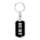 Burt v3 - Luxury Dog Tag Keychain