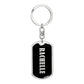 Rachelle v02 - Luxury Dog Tag Keychain