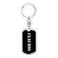 Claudio v3 - Luxury Dog Tag Keychain
