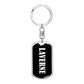 Laverne v03 - Luxury Dog Tag Keychain