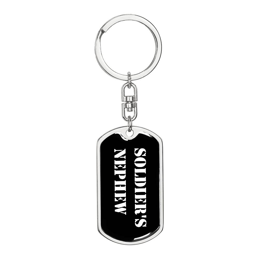Soldier's Nephew v3 - Luxury Dog Tag Keychain