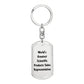 World's Greatest Scientific Products Sales Representative - Luxury Dog Tag Keychain