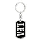 Lea v02 - Luxury Dog Tag Keychain