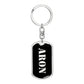 Aron v2 - Luxury Dog Tag Keychain