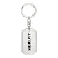 Jacques - Luxury Dog Tag Keychain
