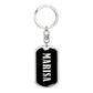 Marisa v02 - Luxury Dog Tag Keychain