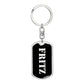 Fritz v2 - Luxury Dog Tag Keychain