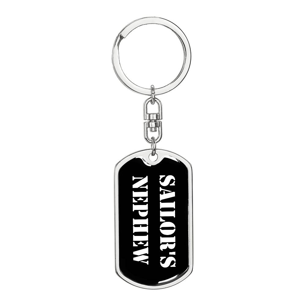 Sailor's Nephew v3 - Luxury Dog Tag Keychain