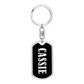 Cassie v02 - Luxury Dog Tag Keychain