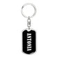 Antonia v03 - Luxury Dog Tag Keychain