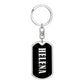 Helena v02 - Luxury Dog Tag Keychain