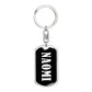 Naomi v01w - Luxury Dog Tag Keychain