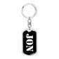 Jon v2 - Luxury Dog Tag Keychain
