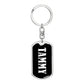 Tammy v01w - Luxury Dog Tag Keychain