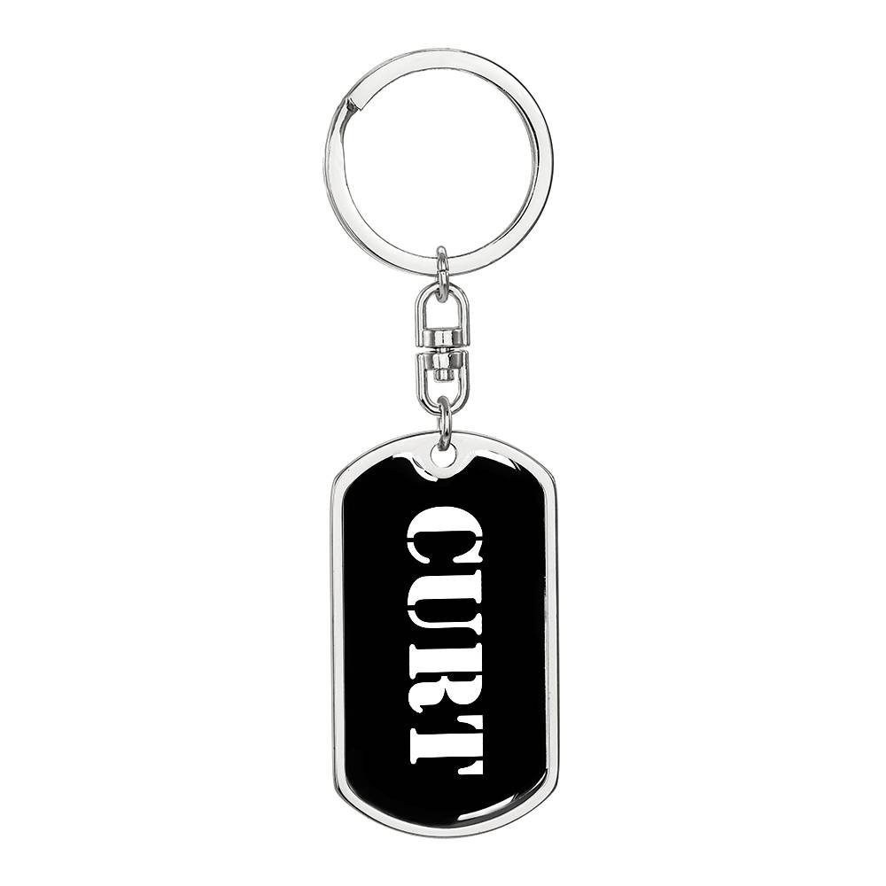 Curt v2 - Luxury Dog Tag Keychain