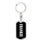 Frankie v03 - Luxury Dog Tag Keychain