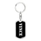 Vince v3 - Luxury Dog Tag Keychain