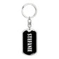 Stefanie v03 - Luxury Dog Tag Keychain