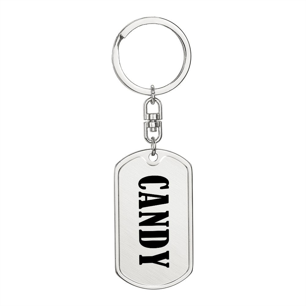 Candy v01 - Luxury Dog Tag Keychain