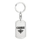 Carrie v01a - Luxury Dog Tag Keychain
