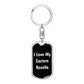 Love My Eastern Rosella v3 - Luxury Dog Tag Keychain