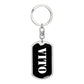 Vito v3 - Luxury Dog Tag Keychain