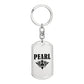 Pearl v01a - Luxury Dog Tag Keychain