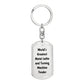 World's Greatest Metal Lathe and Turning Machine Tender - Luxury Dog Tag Keychain