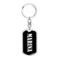 Marina v03 - Luxury Dog Tag Keychain