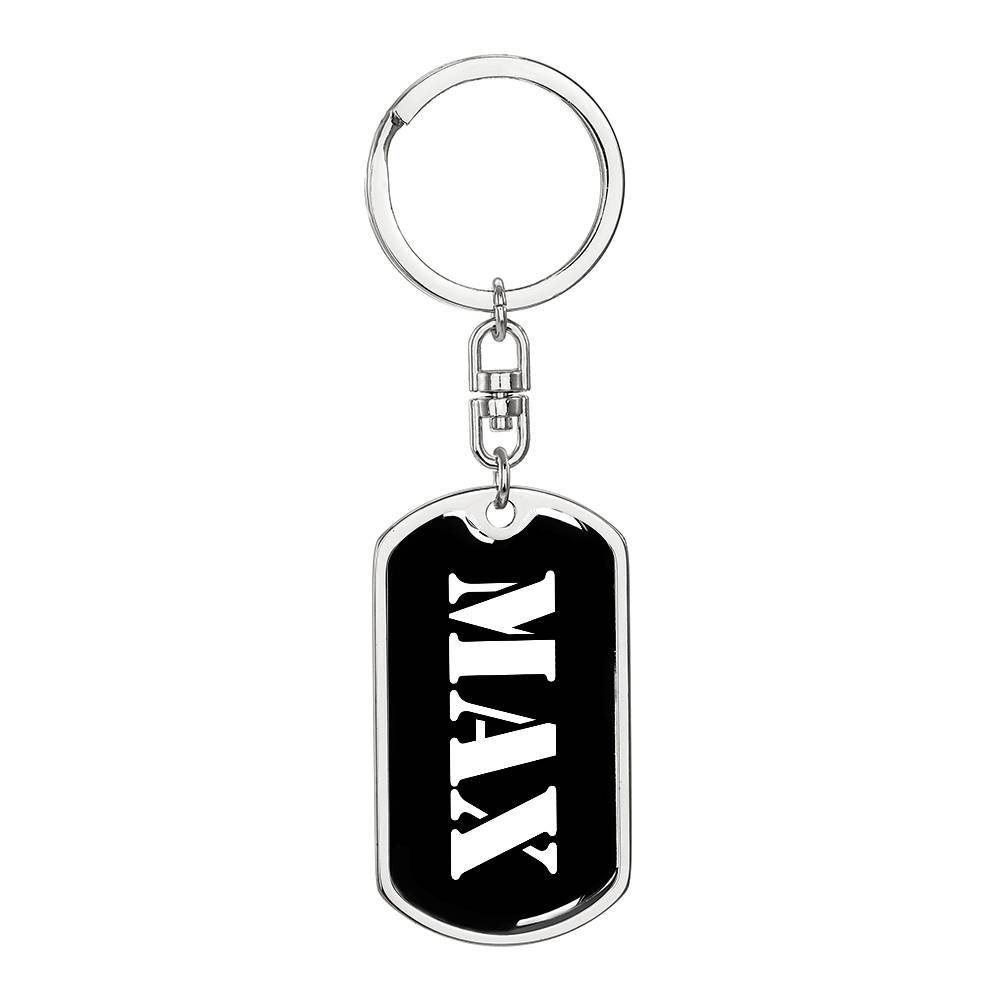 Max v2 - Luxury Dog Tag Keychain