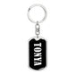 Tonya v01w - Luxury Dog Tag Keychain