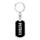 Patrica v02 - Luxury Dog Tag Keychain