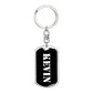 Kevin v2 - Luxury Dog Tag Keychain