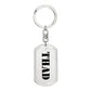 Thad - Luxury Dog Tag Keychain