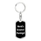 World's Greatest Paralegal v3 - Luxury Dog Tag Keychain