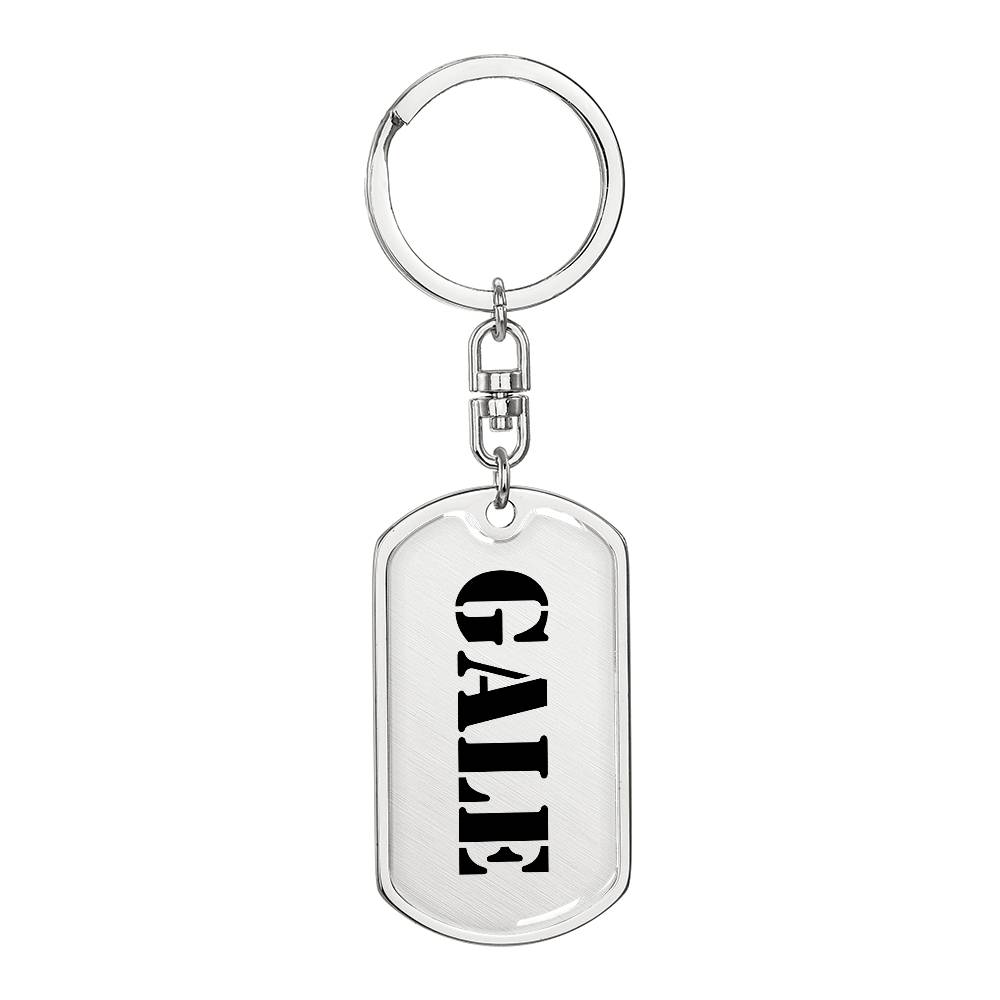 Gale - Luxury Dog Tag Keychain