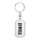 Jewell v01 - Luxury Dog Tag Keychain