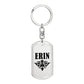 Erin v01a - Luxury Dog Tag Keychain