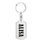 Alisa v01 - Luxury Dog Tag Keychain