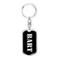 Bart v2 - Luxury Dog Tag Keychain