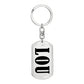 Lou v01 - Luxury Dog Tag Keychain
