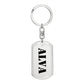 Alva - Luxury Dog Tag Keychain