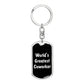 World's Greatest Coworker v3 - Luxury Dog Tag Keychain