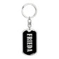 Frieda v02 - Luxury Dog Tag Keychain